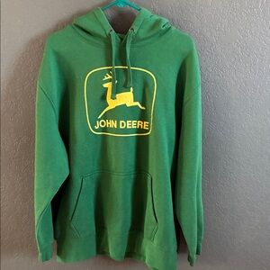 John Deere Men's Green Hoodie Sweatshirt